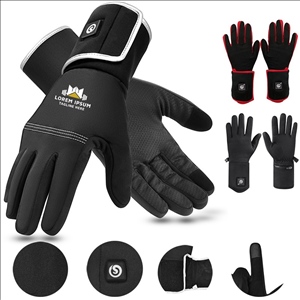 Electric Rechargeable Battery Thermal Thin Gloves